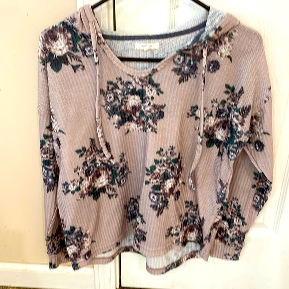 Maurices floral hoodie